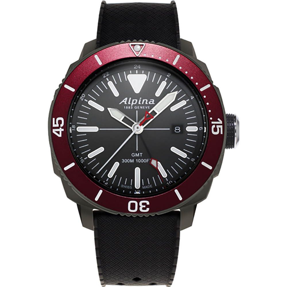 montre Alpina AL-247LGBRG4TV6 Seastrong GMT Diver