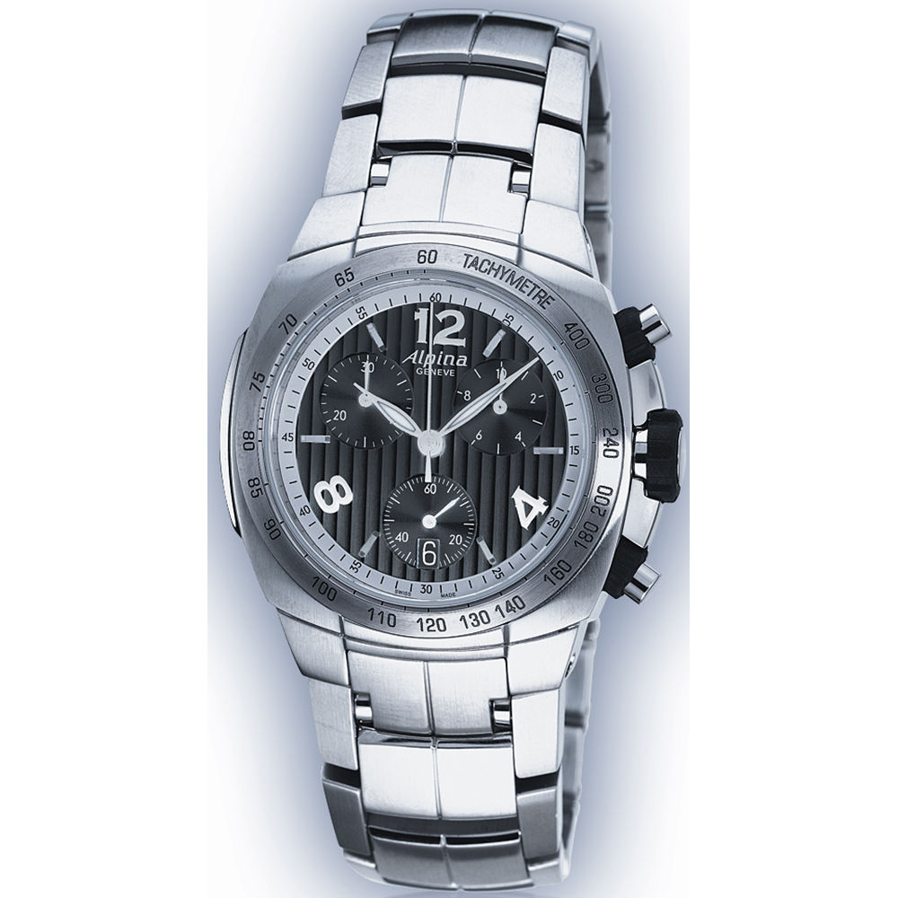 Montre Alpina AL-350LBBS2A6B Avalanche Chronograph