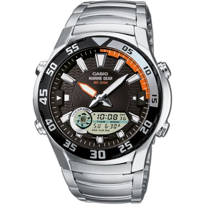 Casio Watch Ana-Digi AMW-710D-1AVEF Fish Clock AMW-710D-1AVEF