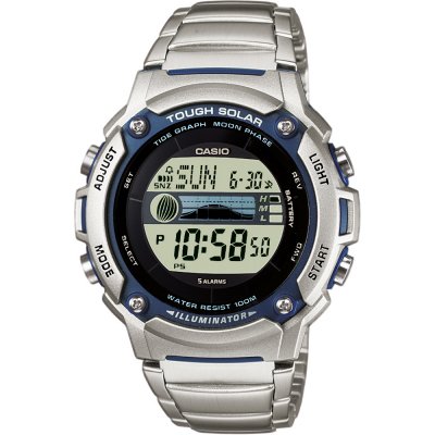 Montre Casio Sport W-S210HD-1AVEF Solar Tide Graph