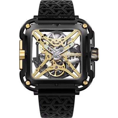 Montre CIGA Design X021-BLGO-W25BK X-Series Gorilla