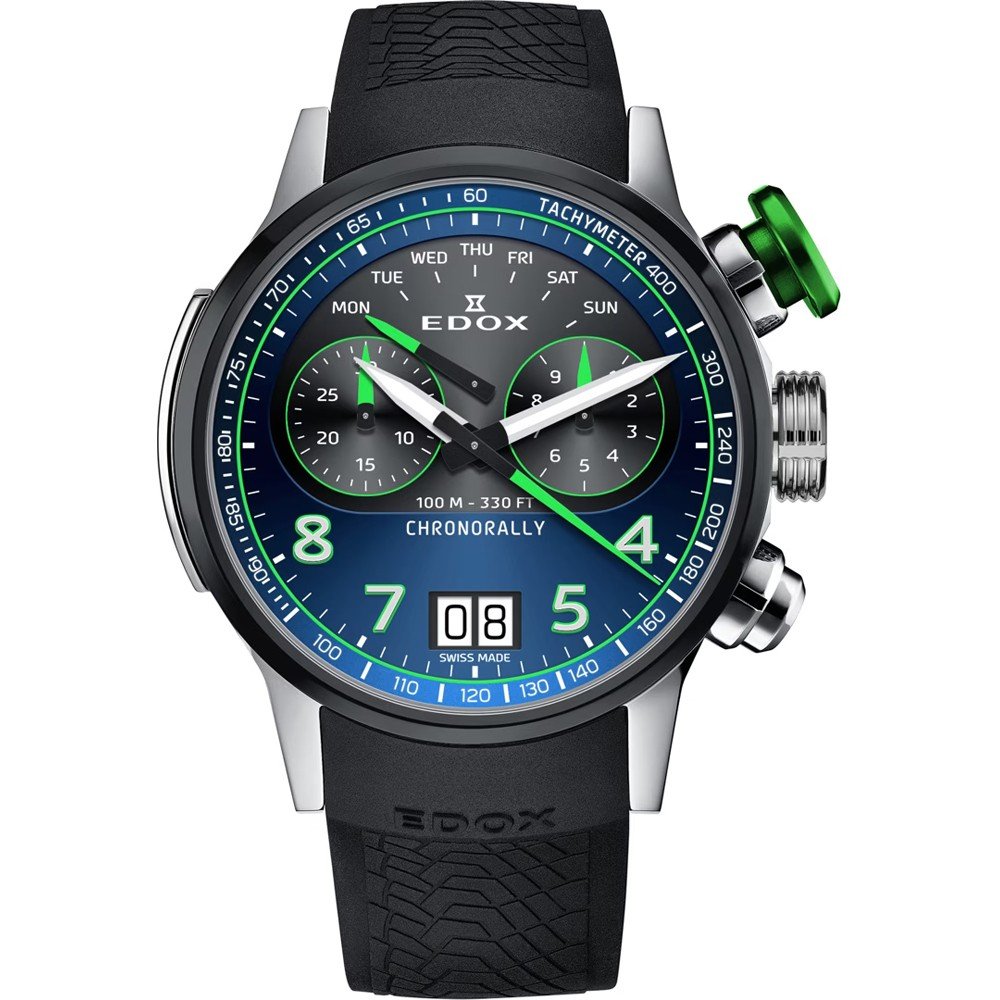 Montre Edox Chronorally 38003-TINV-BUNV