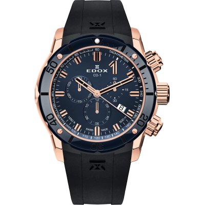 Montre Edox 10221-37RBU7-BUIR7 Chronoffshore -1