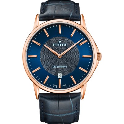 Montre Edox 56001-37R-BUIR Les Bémonts