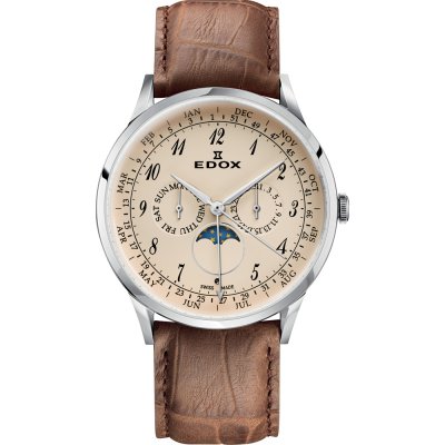 Montre Edox 40101-3C-BEBN Les Vauberts