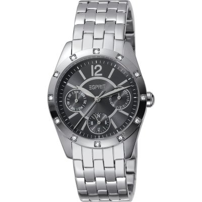 Esprit Watch Time 3 hands Starglance Silver Black ES102732002