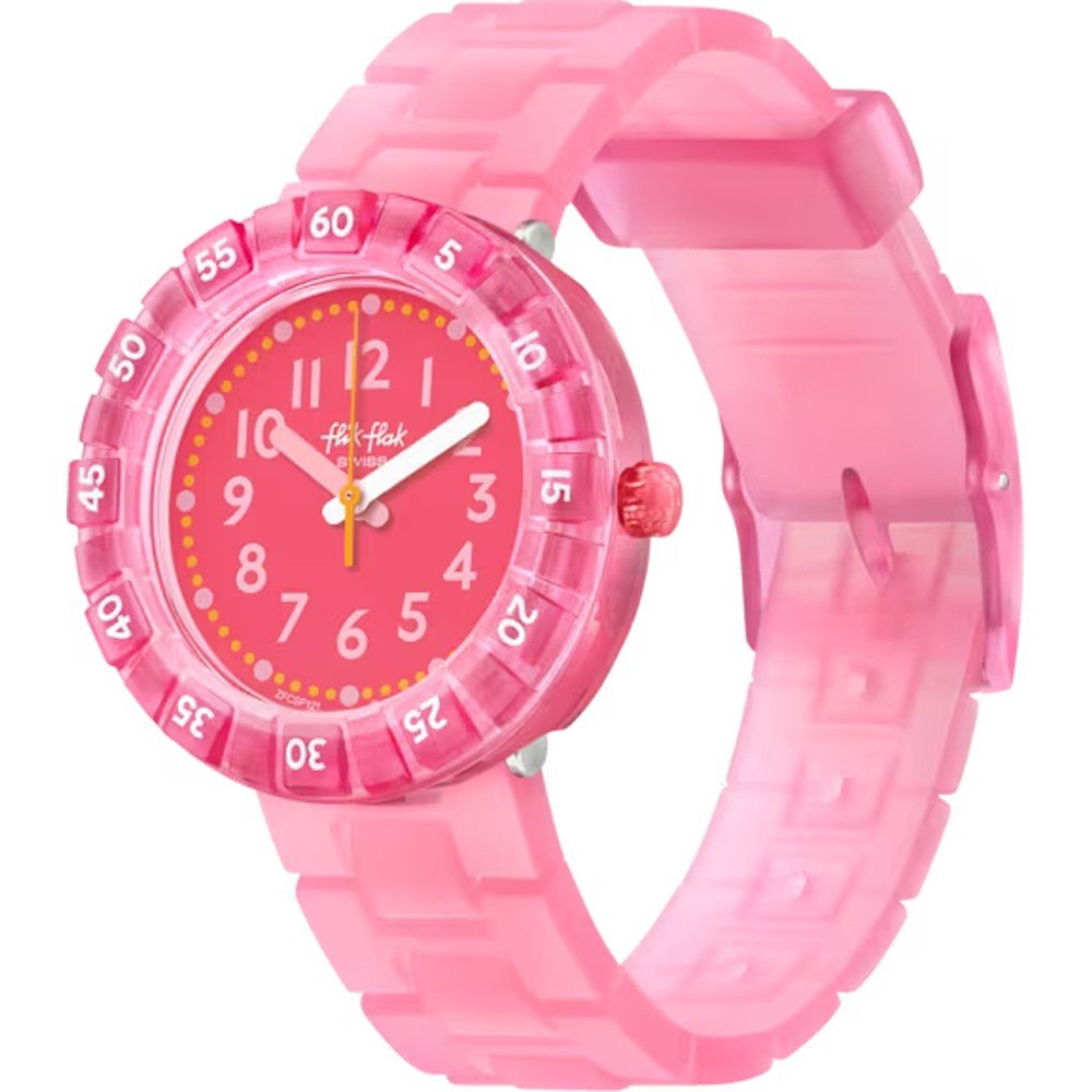 Montre Flik Flak 5+ Power Time FCSP121 Level Pink