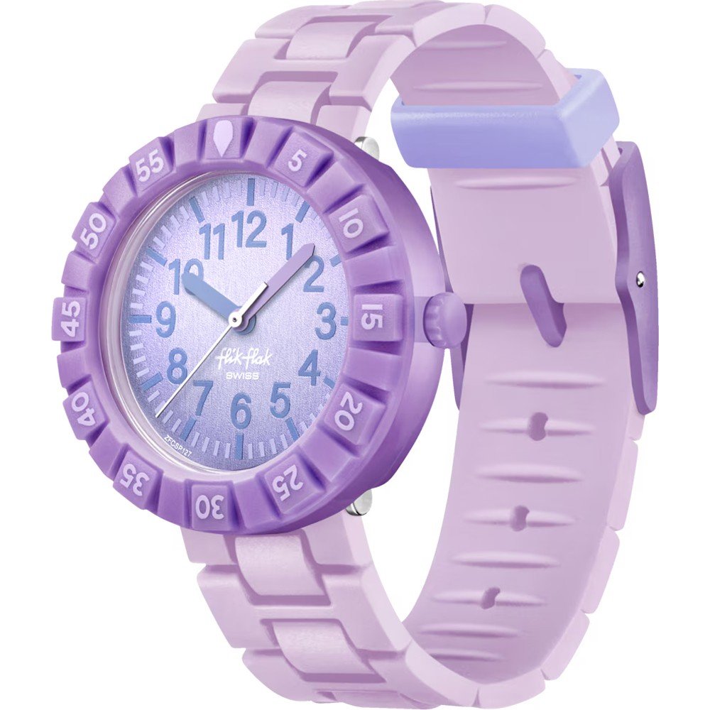 Montre Flik Flak 5+ Power Time FCSP127 Lavendology