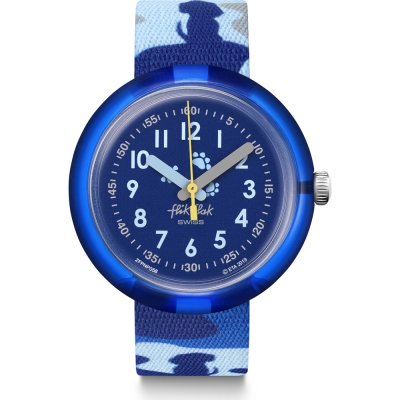 Montre Flik Flak 5+ Power Time FPNP058 Wooflage