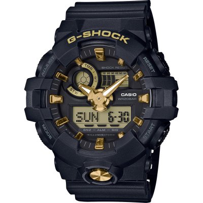 Montre G-Shock Classic Style GA-710B-1A9 Black and Gold