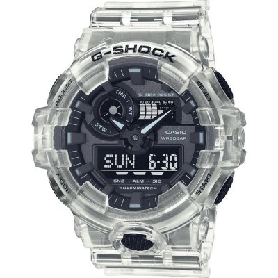 Montre G-Shock Classic Style GA-700SKE-7AER Skeleton Series - White