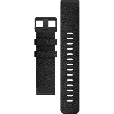 Pour bracelet de montre en silicone avec trou de boucle pliante Garmin  Enduro 26 mm (gris foncé)