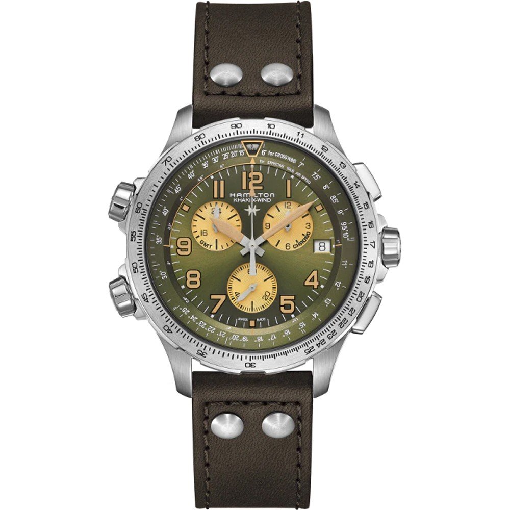 Montre Hamilton Aviation H77932560 Khaki X-Wind GMT