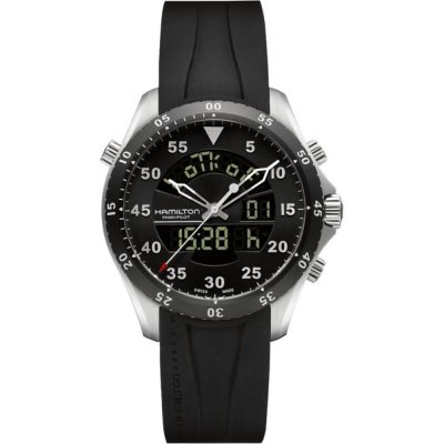 montre Hamilton Aviation H64554331 Khaki Flight Timer