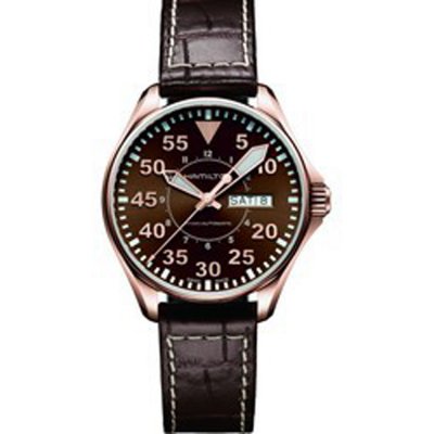 montre Hamilton Aviation H64445595 Khaki Pilot