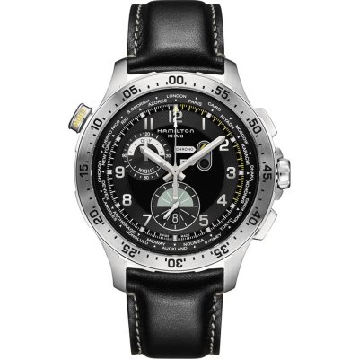 montre Hamilton Aviation H76714735 Worldtimer