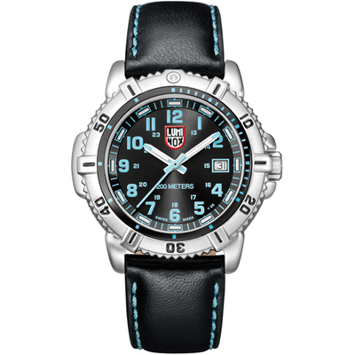 Luminox Watch Time 3 hands Modern Mariner Steel Medium Blue A.7253