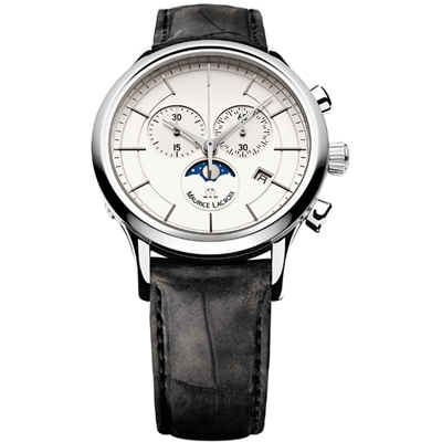 Maurice Lacroix Watch Moonphase Les Classiques LC1148-SS001-130-1