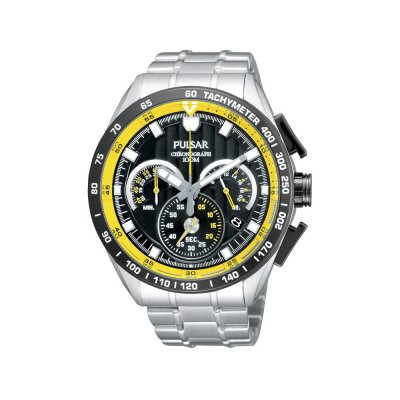 Pulsar Watch Chrono PU2011 Gent Chrono Sport Yellow PU2011X1