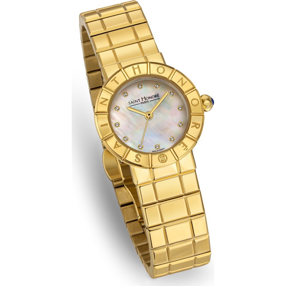 Montre saint honore discount 18k gold electroplated