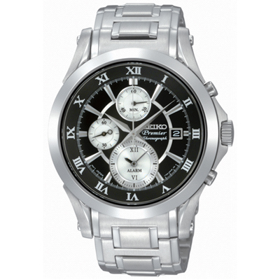 Seiko Watch Chrono Premier Chronograph SNAD27P1