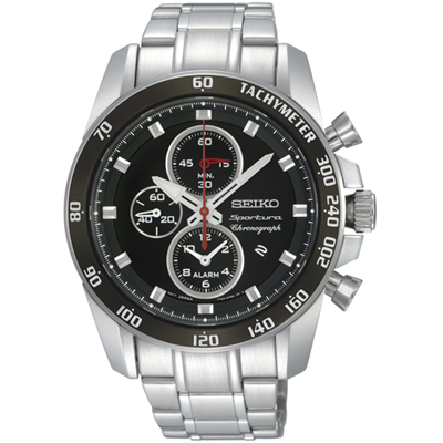 Seiko Watch Chrono Sportura Chronograph SNAE69P1