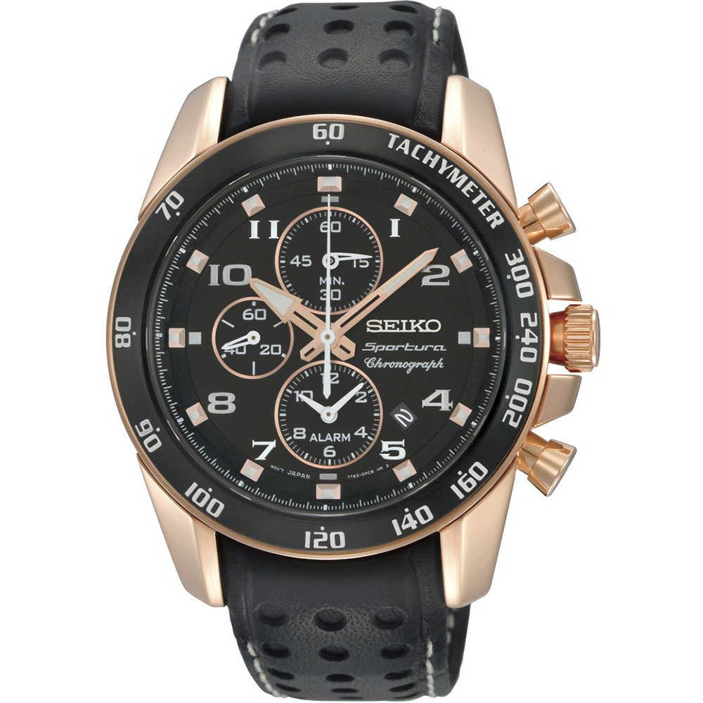 Seiko Watch Chrono Sportura Chronograph SNAE80P1