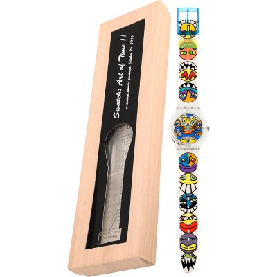 Montre Swatch Originals Medium (34mm) GK230PACK Art Of Time (Pop Bones)