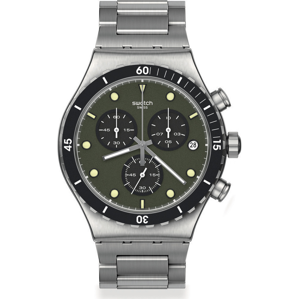 Montre Swatch Irony - Chrono New YVS488G Back In Khaki