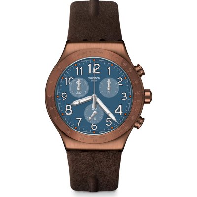 Montre Swatch Irony - Chrono New YVC100 Back to Copper