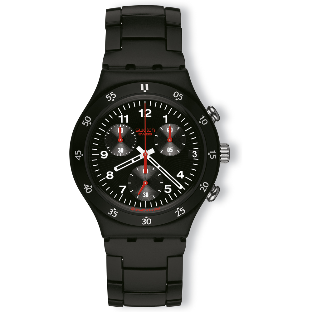 Montre Swatch Irony Chrono YCB4008AG Black'N'Red