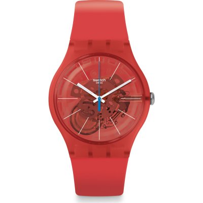 Montre Swatch Originals Large (41mm) SUOO105 Bloody Orange