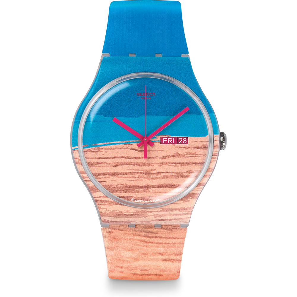 Montre Swatch Originals Large (41mm) SUOK706 Blue Pine