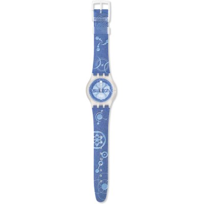 Montre Swatch Puzzle Motion SUPK101 Blue Satelite