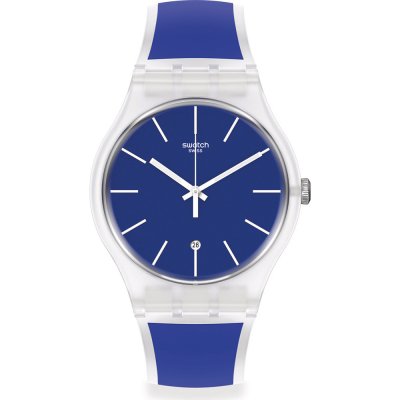 Montre Swatch Originals Large (41mm) SO29K400 Blue Trip