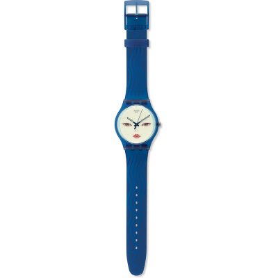 Montre Swatch Art Specials SUOZ107 Blue Wraith