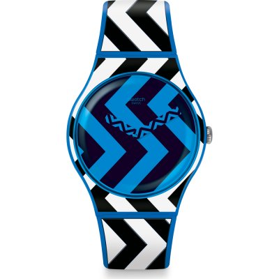 Montre Swatch Originals Large (41mm) SUOS111 Bluzag