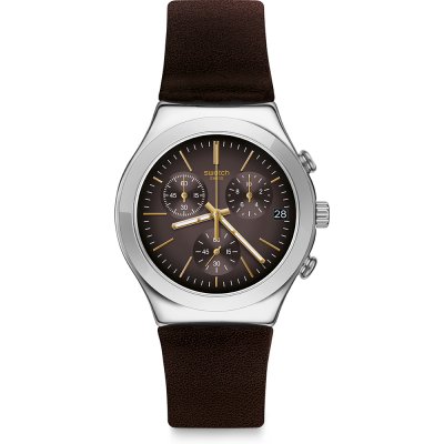 Montre Swatch Irony Chrono YCS600 Brownflect