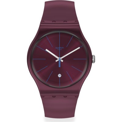 Montre Swatch Originals Large (41mm) SUOR402 Burgundazing