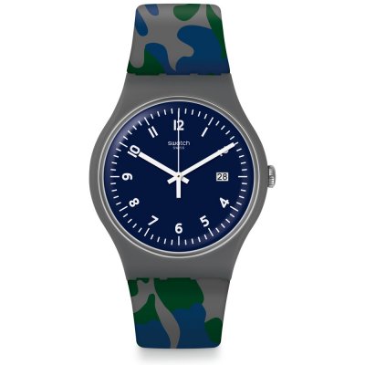 Montre Swatch Originals Large (41mm) SUOM400 Camougreen