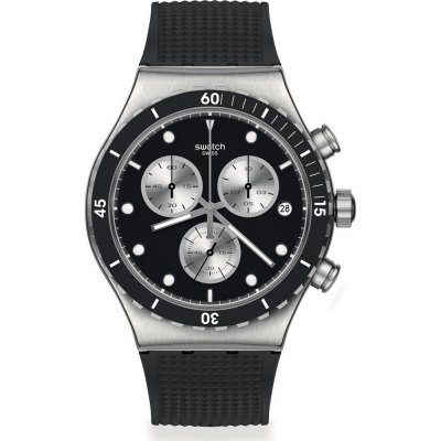 Montre Swatch Irony - Chrono New YVS487 Dark Irony