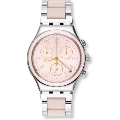 Montre Swatch Irony Chrono YCS588G Dreamnight Rose