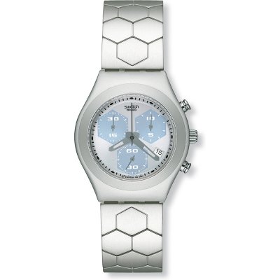 Montre Swatch Chrono Medium YMS4003AG Esagonale