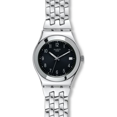 Swatch Watch Irony Medium Follow Ways Black YLS437G