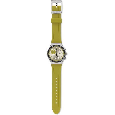 Montre Swatch Irony Chrono YCS565 Green Wink