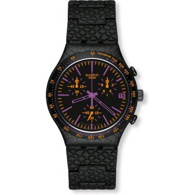 Montre Swatch Irony Chrono YCB4015AG Reptil Violet