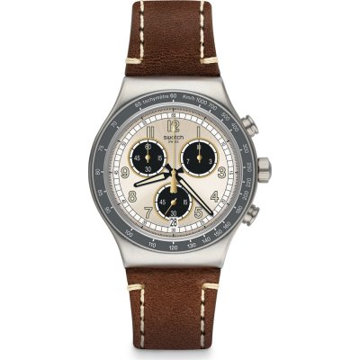 Montre Swatch Irony - Chrono New YVS455 Rhum