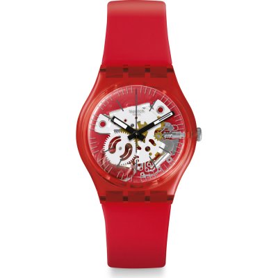 Montre Swatch Originals Medium (34mm) GR178 Rosso Bianco