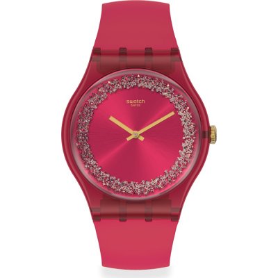 Montre Swatch Originals Large (41mm) SUOP111 Ruby rings