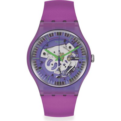 Montre Swatch Originals Large (41mm) SUOM115 Shimmer Purple